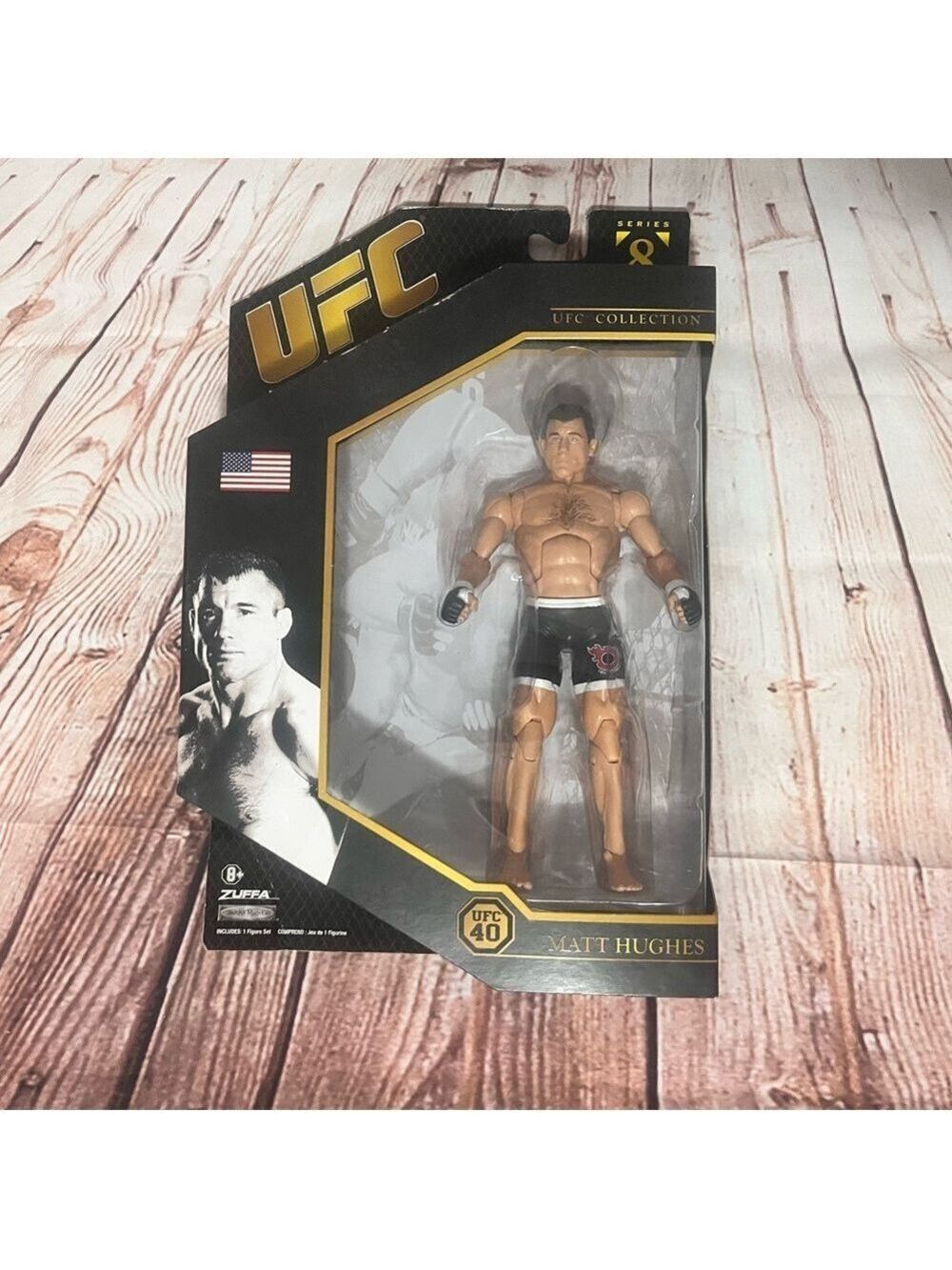 NIB - UFC Series 8 Matt Hughes (Legend) Action Figure